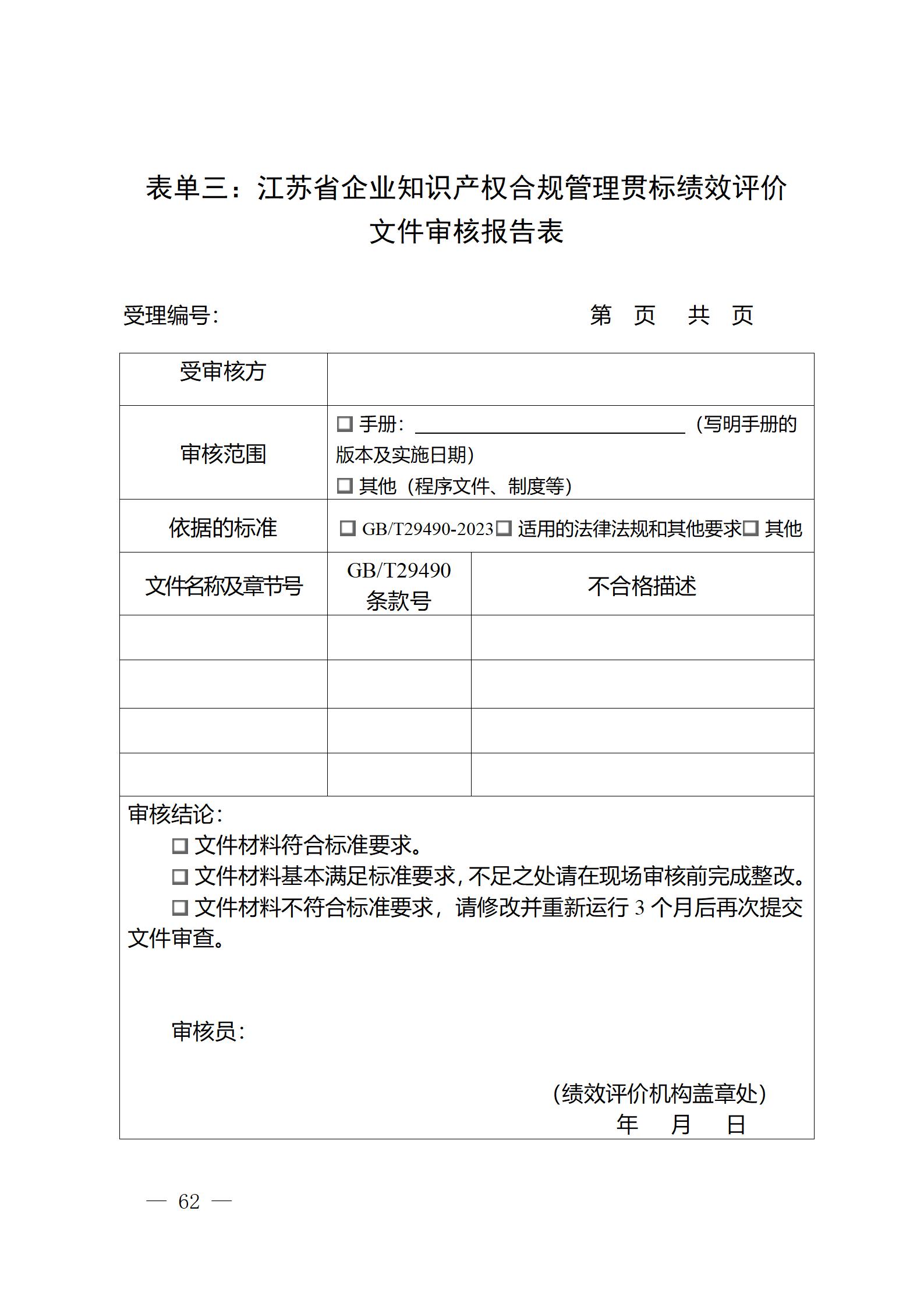 《江蘇省企業知識產權管理貫標績效評價工作指南（2024）》全文發布！