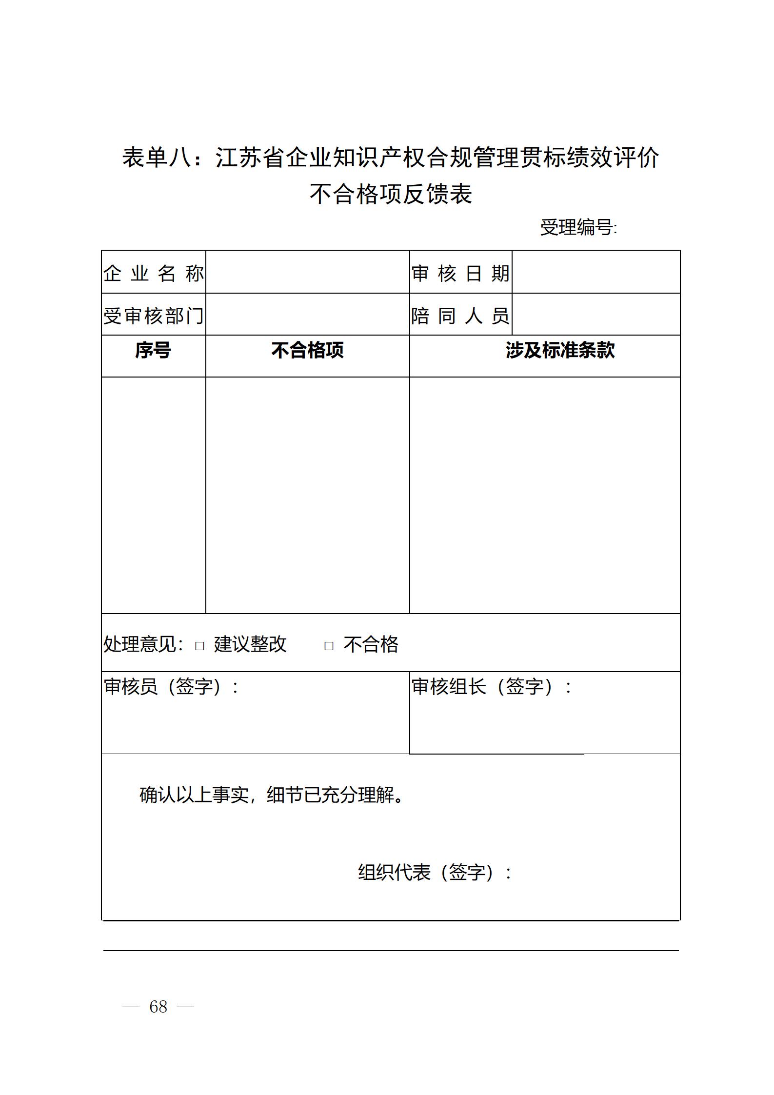 《江蘇省企業知識產權管理貫標績效評價工作指南（2024）》全文發布！