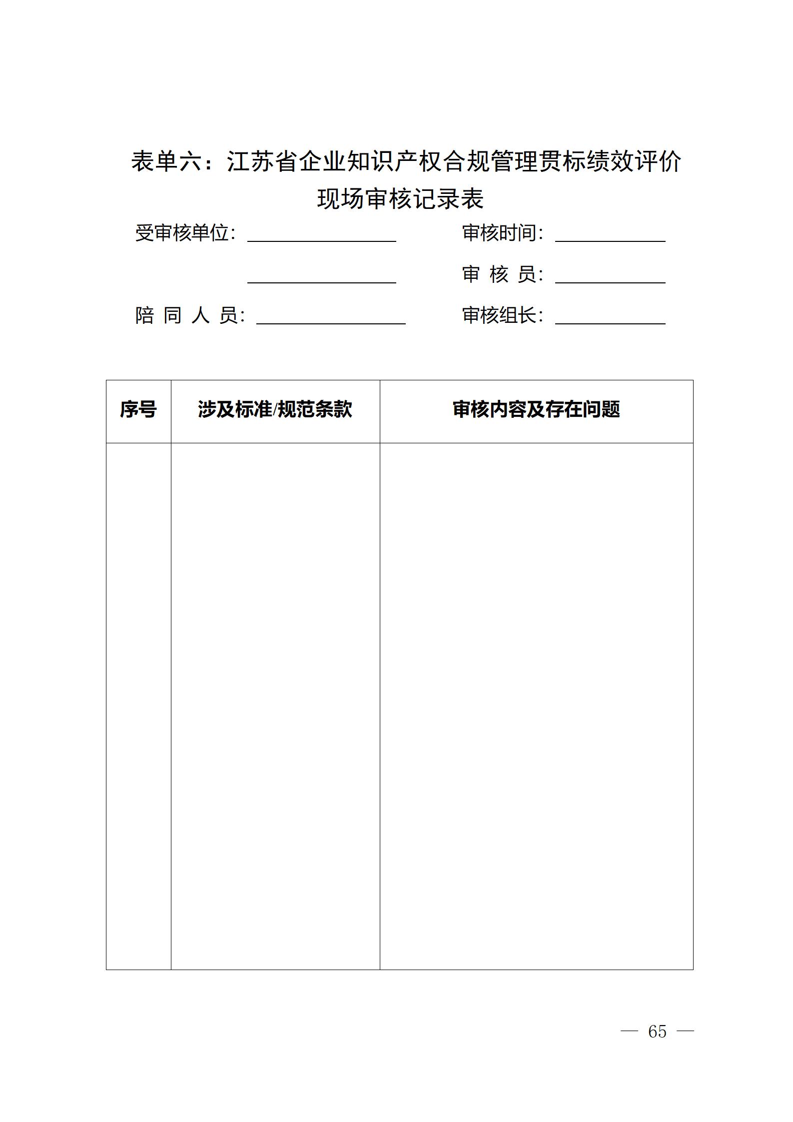 《江蘇省企業知識產權管理貫標績效評價工作指南（2024）》全文發布！