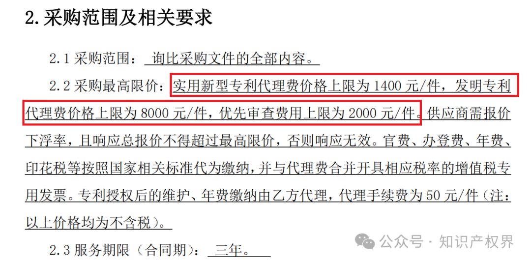 專代協會抵制的招標終止了，但低價代理又出現了，下浮率55%，專利未授權要退費......