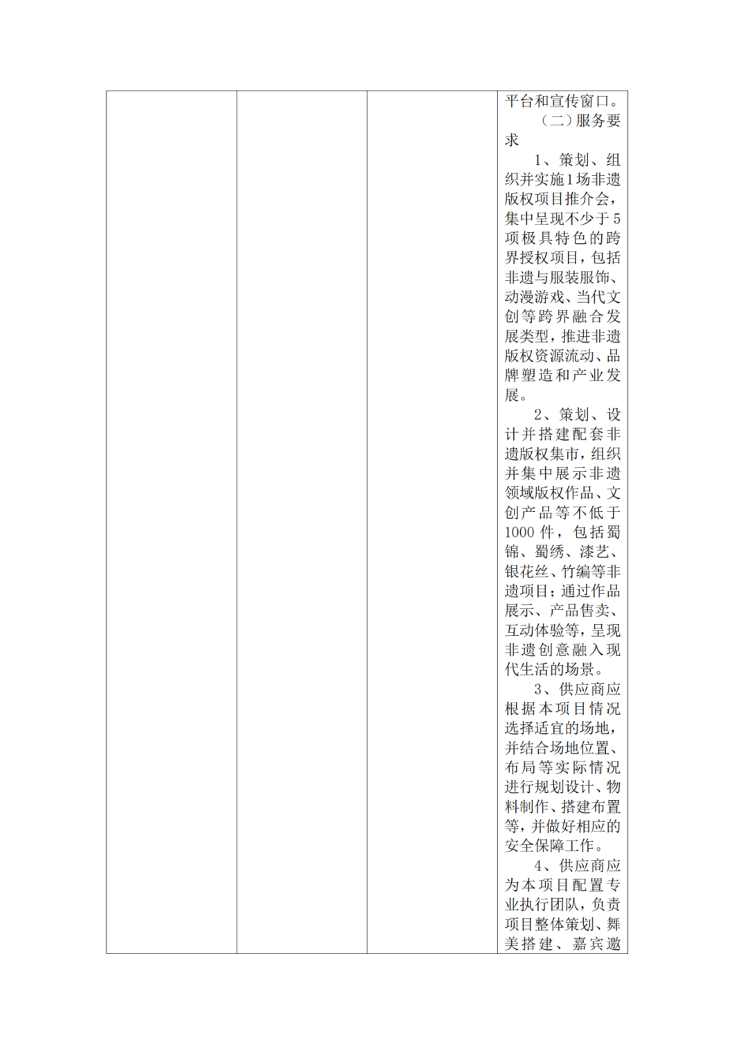 成都非遺版權授權交易項目采購，預算47萬｜附公告