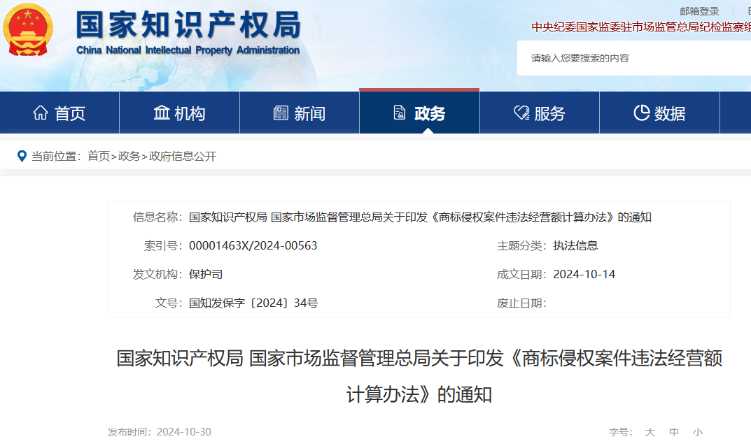 商標侵權案違法經營額如何定義、計算？辦法來了