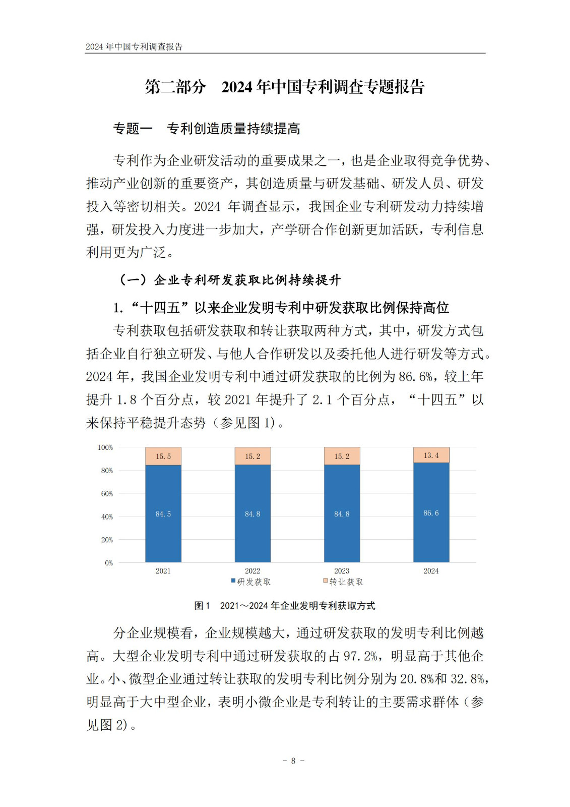 《2024年中國專利調查報告》全文發布！