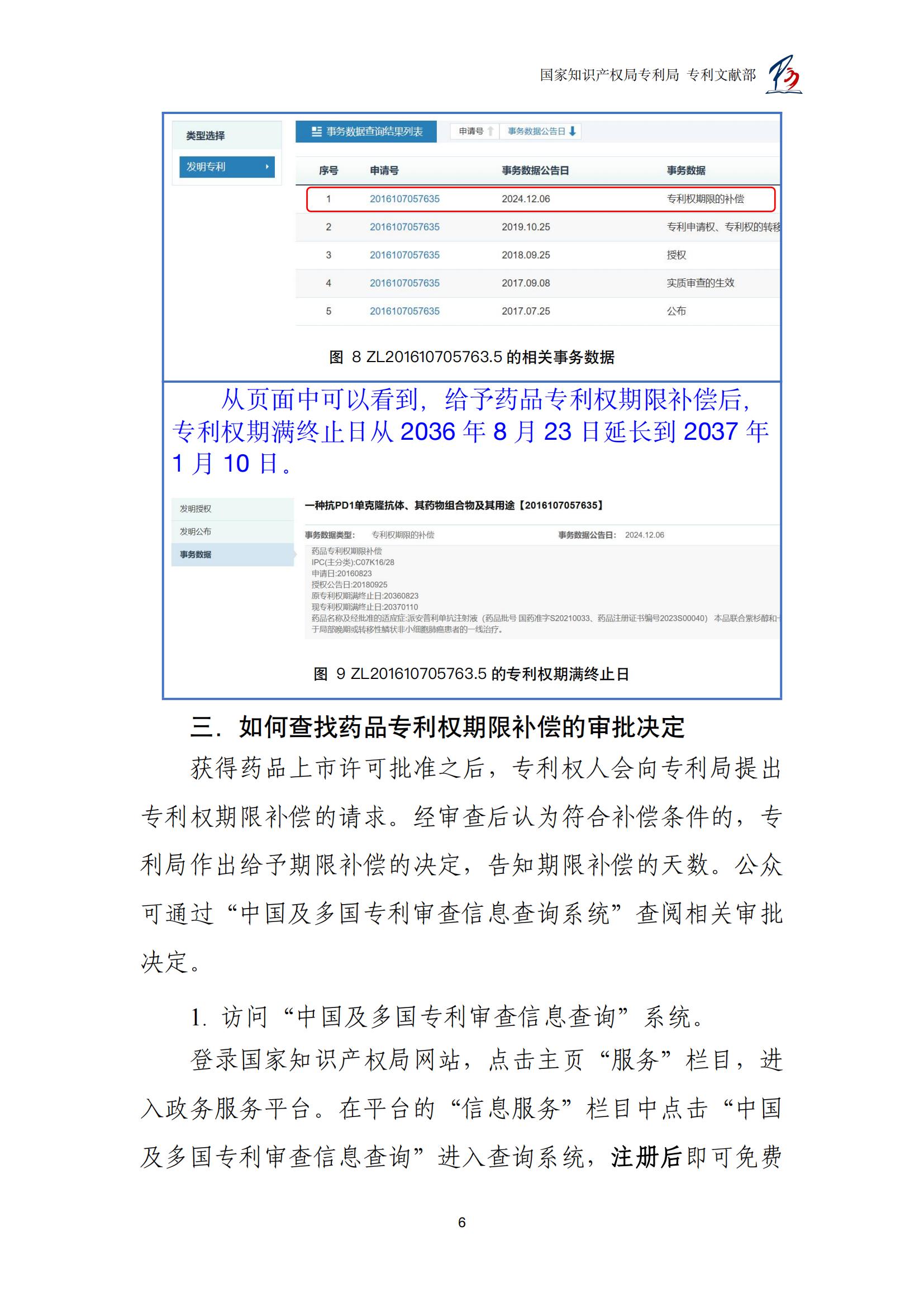 各國藥品專利權期限延長信息查詢匯編_06