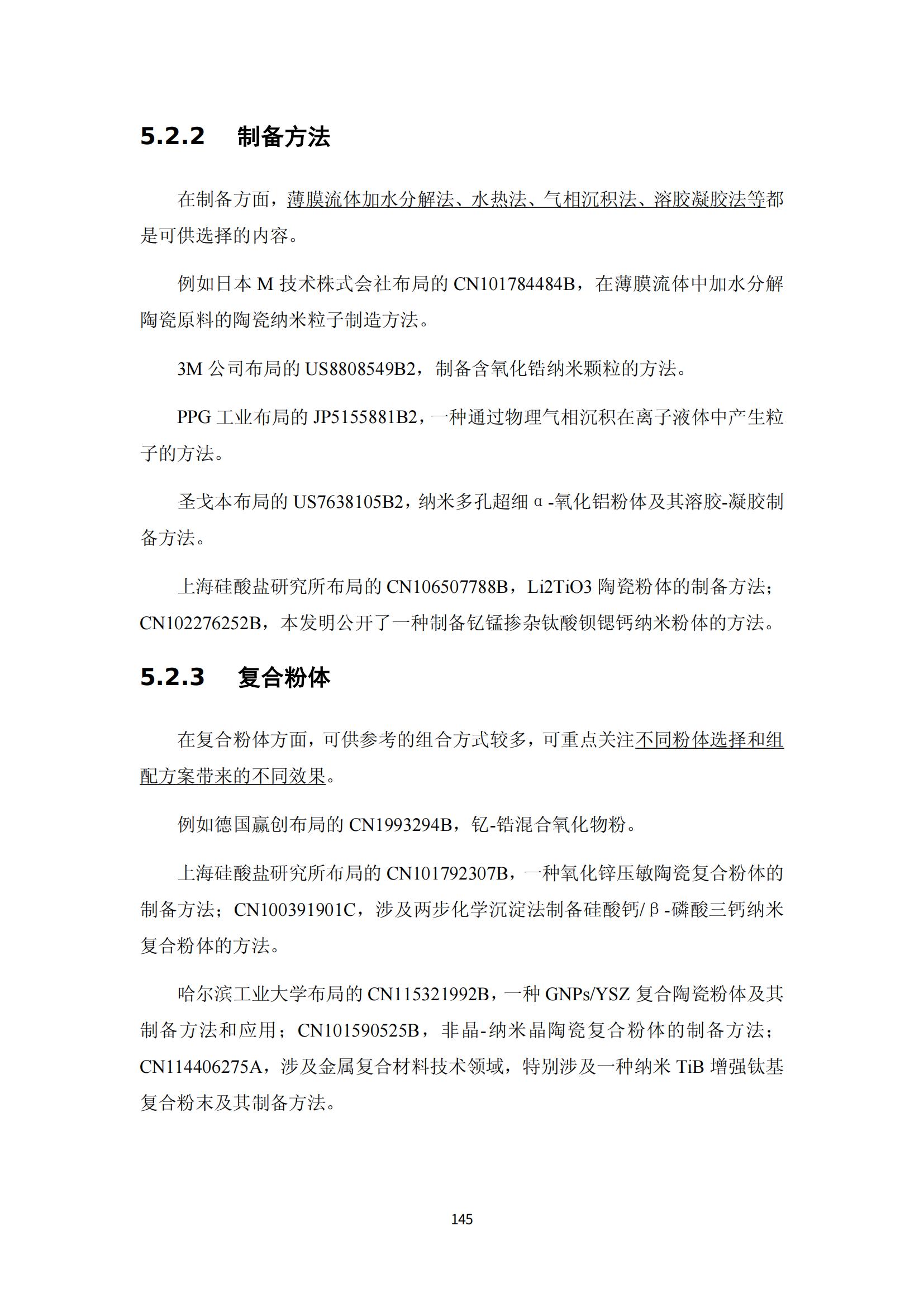 納米陶瓷產業海外專利預警分析報告_149