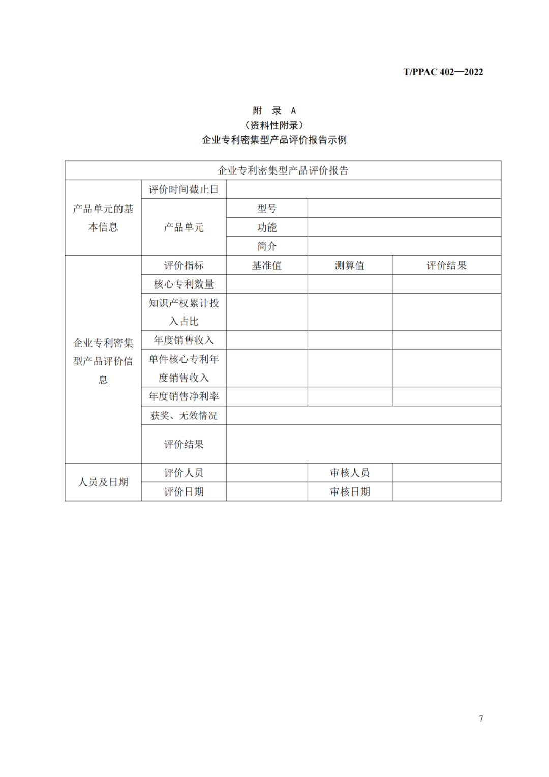 《企業專利密集型產品評價方法》團隊標準全文發布！  ?